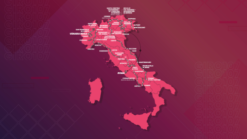 Giro d’Italia 2024 útvonal – minden Giro d’Italia szakasz egy helyen
