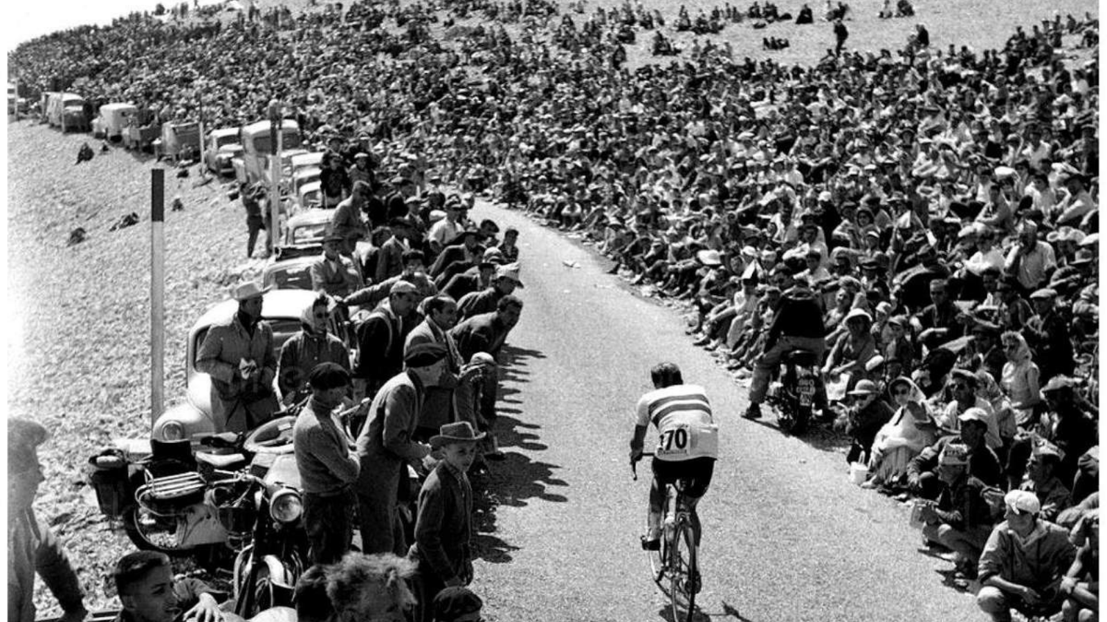 Charly Gaul a Mont Ventoux-n (Tour de France 1958)