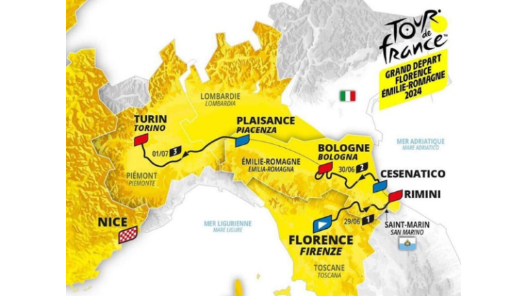 A 2024-es Tour de France Olaszországban rajtol június 29-én